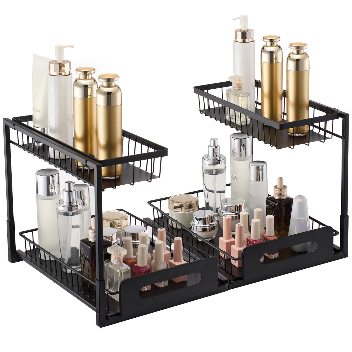 2-Tier Pull-Out Cabinet Organizer