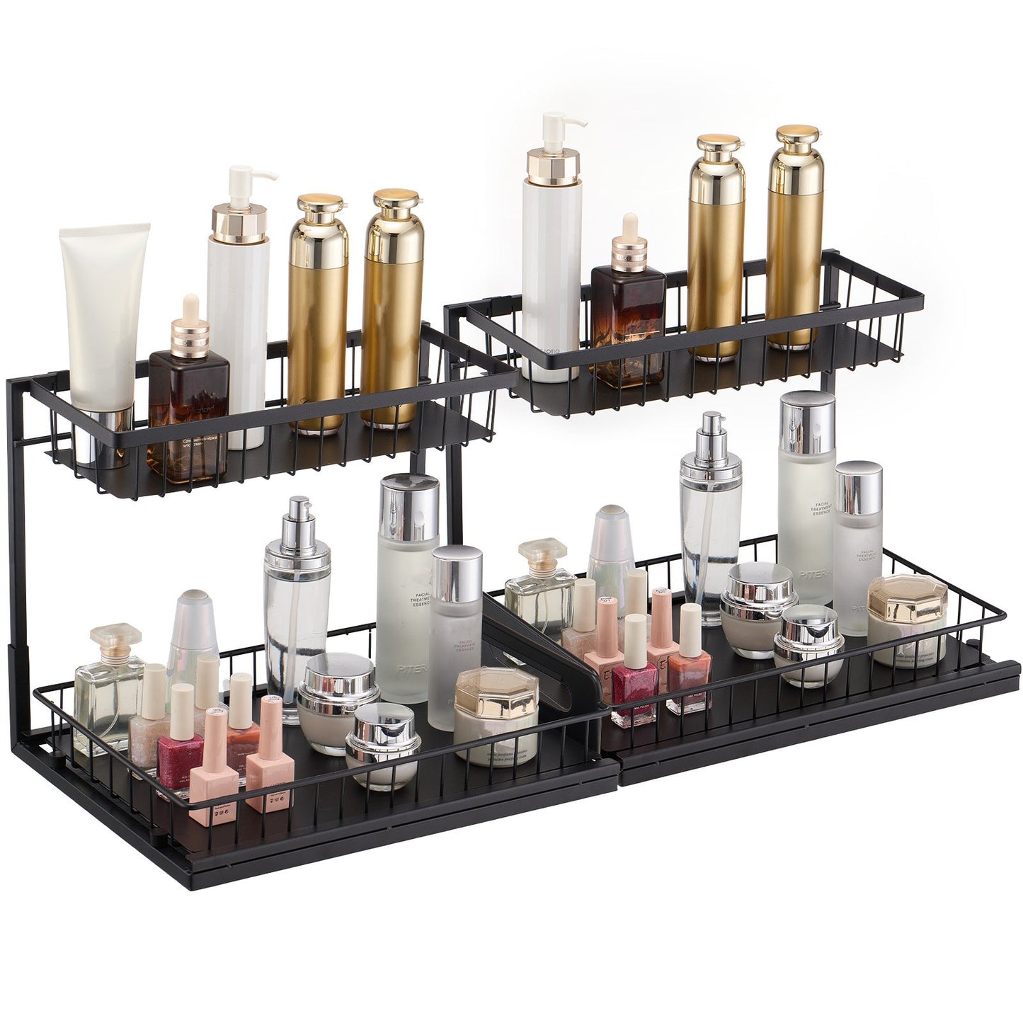 2-Tier Pull-Out Cabinet Organizer